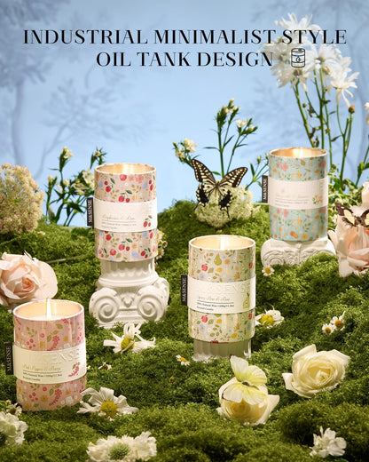 M&SENSE Spring Candle 11.3 oz,Honeysuckle Jasmine Scented Candle, Non-Toxin Soy Wax for Home Scented, Floral Candles for Women, Up to 70 Hours Burning Long-Lasting Fragrance