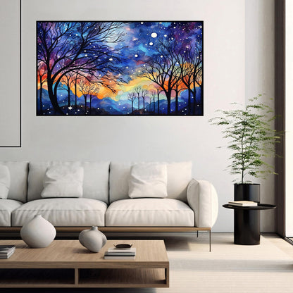 Zythron Large Diamond Art, Diamond Art Kits for Adults Beginner, Landscape Large Diamond Painting 5D DIY Full Round Gem Crystal Art Paint by Diamond, Home Wall Decor 27.5 X 15.7 inch