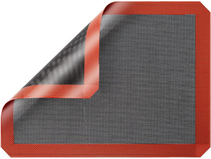 Silicone Baking Mat, Nonstick Food Safe Tray Pan Liners for Making Cookies, Macarons, Bread (16.54"x11.61"/2 Pack)