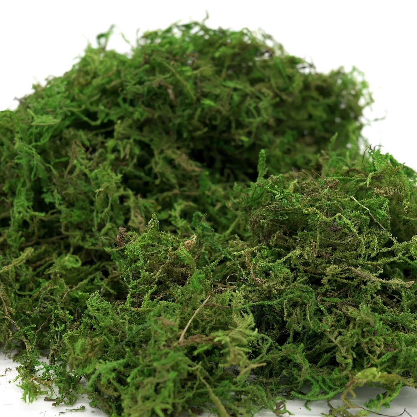 USMOLA Artificial Moss, 16OZ Fake Moss for Crafts Table Centerpieces Fairy Garden Wedding Party Decor, Faux Grass for Potted Plants, 455gr (Fresh Green)