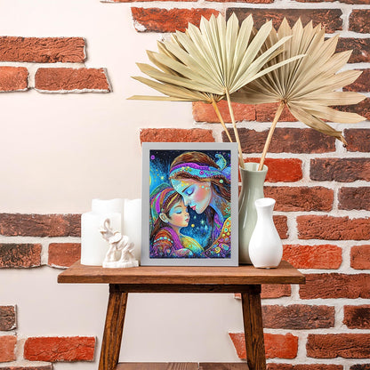 EATUKYIC Mother Daughter Diamond Arts Kits for Adults Mother's Day Diamond Paintings 5D DIY Art Crafts Kits Home Wall Decor Gifts 12x16 inch