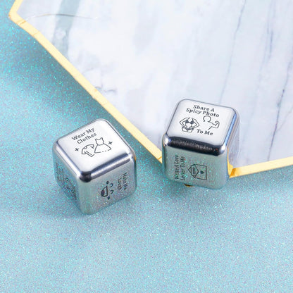 Funny Iron Gifts for 6th Anniversary - 6 Year Wedding for Couples, Food Decision Dice, Christmas Birthday Gifts