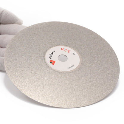 6" inch 150 mm Grit 320 Diamond Grinding Disc Abrasive Wheel Coated Flat Lap Disk Jewelry Tools for Gemstone Glass Rock Ceramics