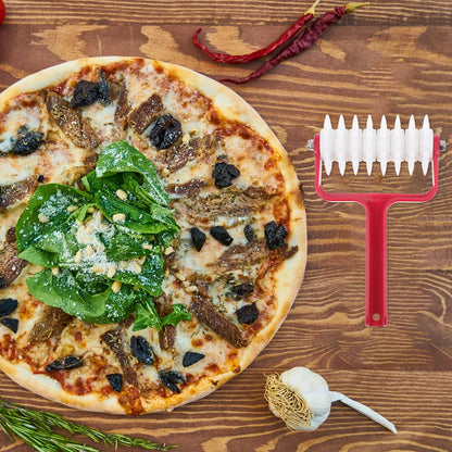 GALPADA Pizza Dough Docker Roller: Pin Puncher Dough Hole Maker Pizza Making Accessories for Home Baking Commercial Kitchen