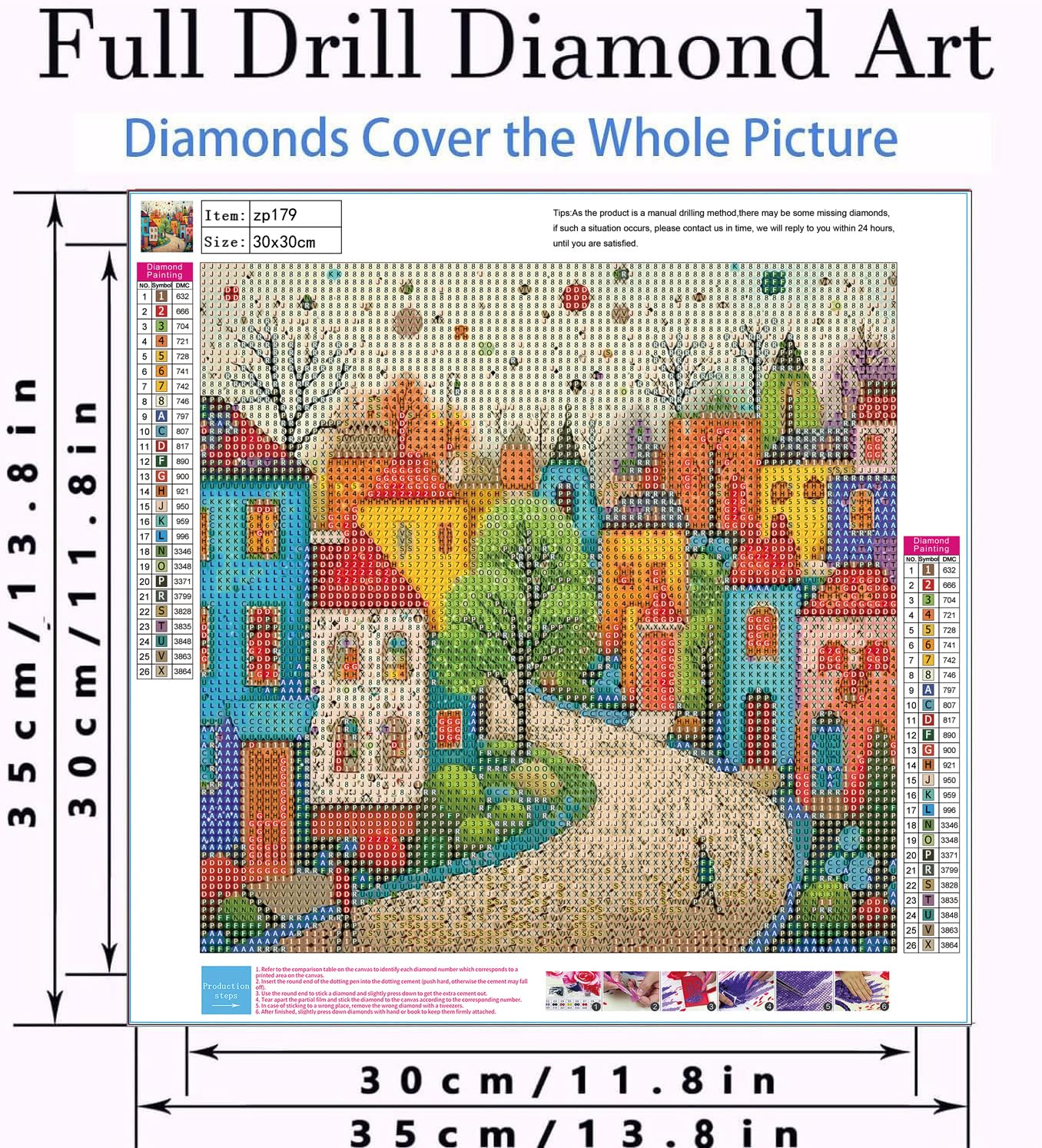 YPF 4 Packs Diamond Painting Kits for Adults Cartoon Diamond Painting Crafts DIY 5D Diamond Art Kits for Beginner Home Wall Decoration Gift 11.8x11.8 Inches (4 Pack Landscape Abstract)