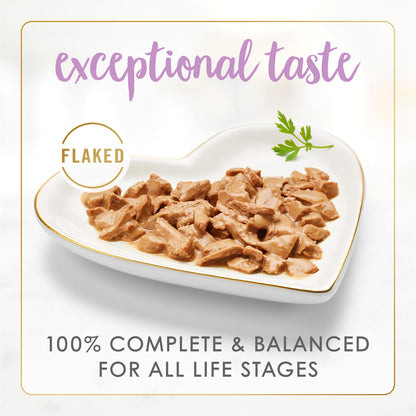 Purina Fancy Feast Wet Cat Food Flaked Tuna and Mackerel Feast - (Pack of 24) 3 oz. Cans