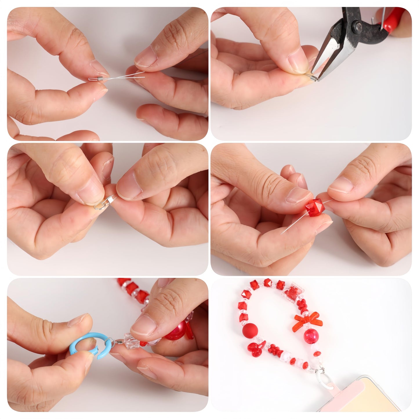 nikkiGuo 6380 PCS Jewelry Making Kit – 24 Colors Seed Beads, 24 Colors Clay, UV Color Changing & Glow Pony, Letter, Mixed Charms, Tools,Gift Box for DIY Bracelets
