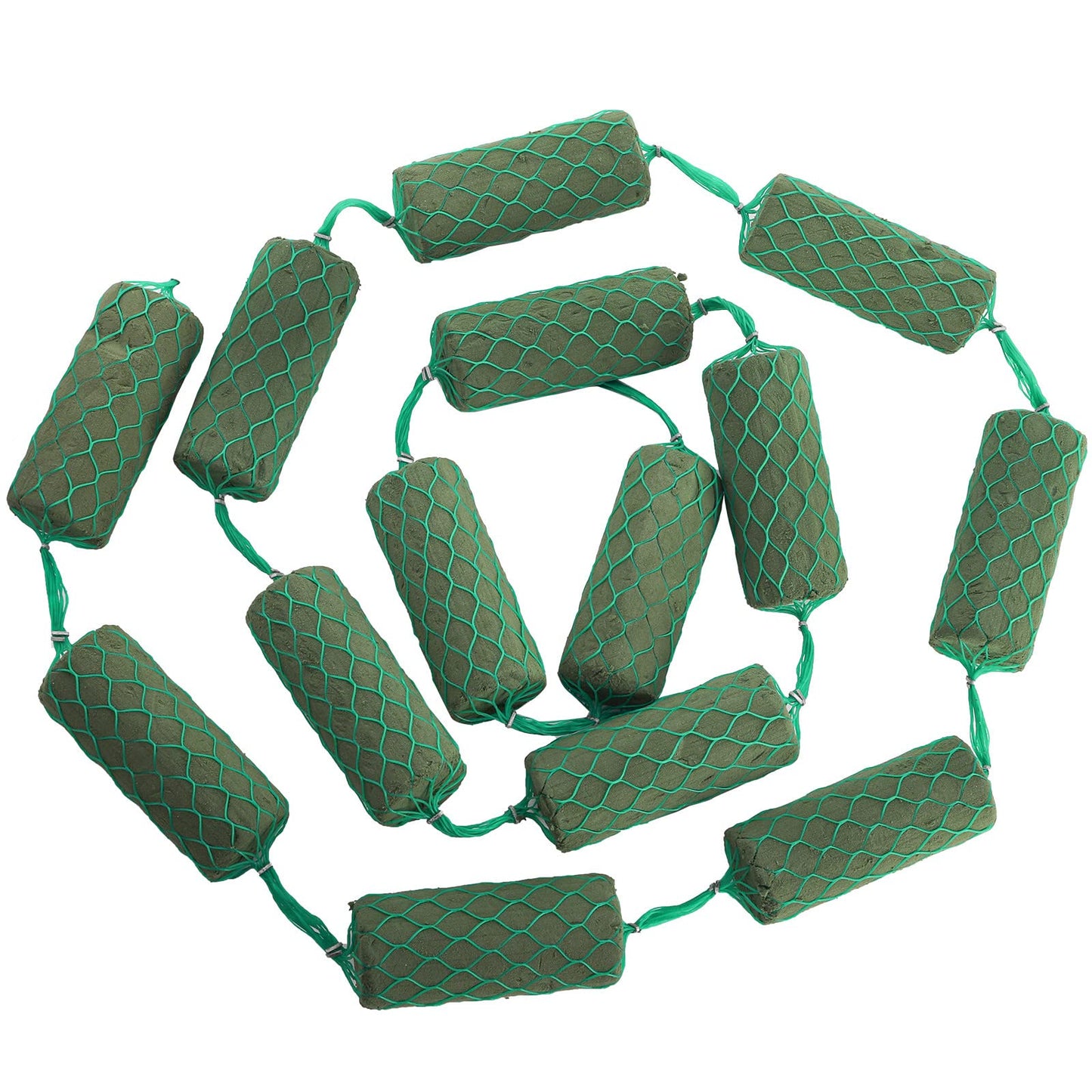 Lyellfe 14 Pieces Floral Foam Garland, 10 Ft Arch Door Flower Sponge Blocks Kit, Absorption Flower Holder for Wet Dry Fresh Flowers, Arrangement, Centerpiece,Wedding Decor