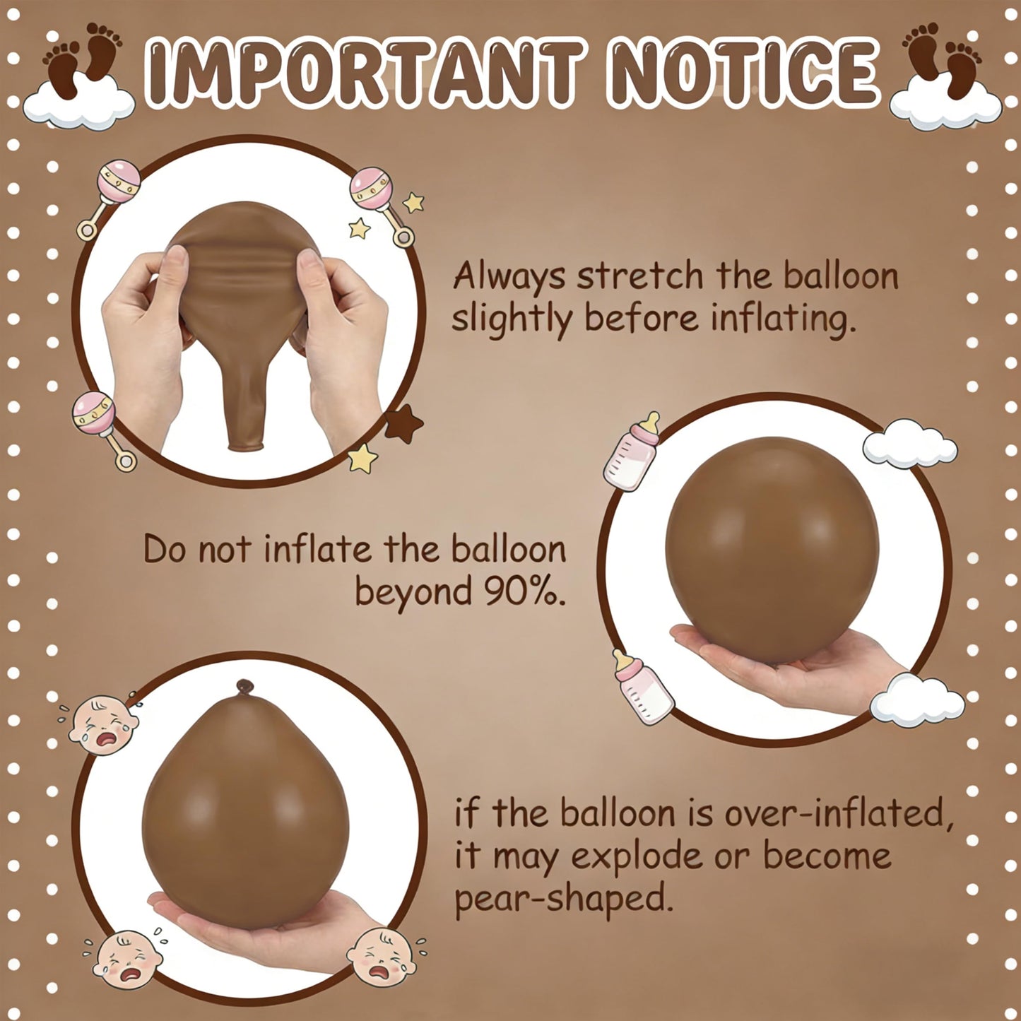140Pcs Coffee Brown Baby Shower Decorations - Neutral Balloon Arch Garland Kit with 4 Baby Boxes - Mocha Beige Sand Nude Balloons for Teddy Bear Theme, A Baby Is Brewing, Gender Reveal Party