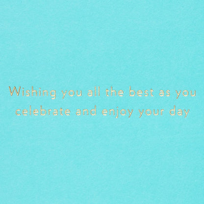 Papyrus Dog Birthday Card (Celebrate and Enjoy) (Pack of 2)