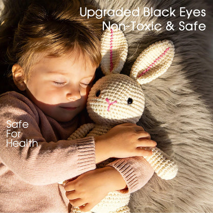 Vanblue Upgraded Safety Eyes for Crocheting 15mm 40pcs Scratch-Resistant Black Crochet Eyes with Eco-Friendly Washer Snap on Easily and Securely Strong Amigurumi Eyes Smooth Edges for Stuffed Animals