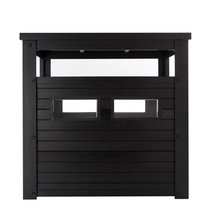 New Age Pet ECOFLEX Jumbo Litter Box Cover End Table - Espresso (EHLB802-02)