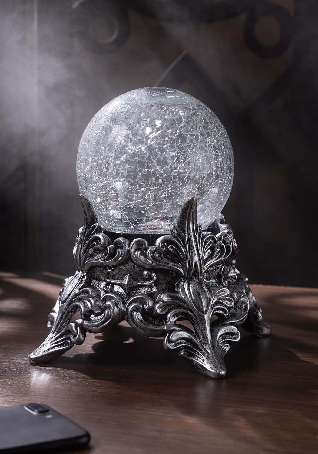 Seasons Mystic Crystal Ball with Color Changing Lights