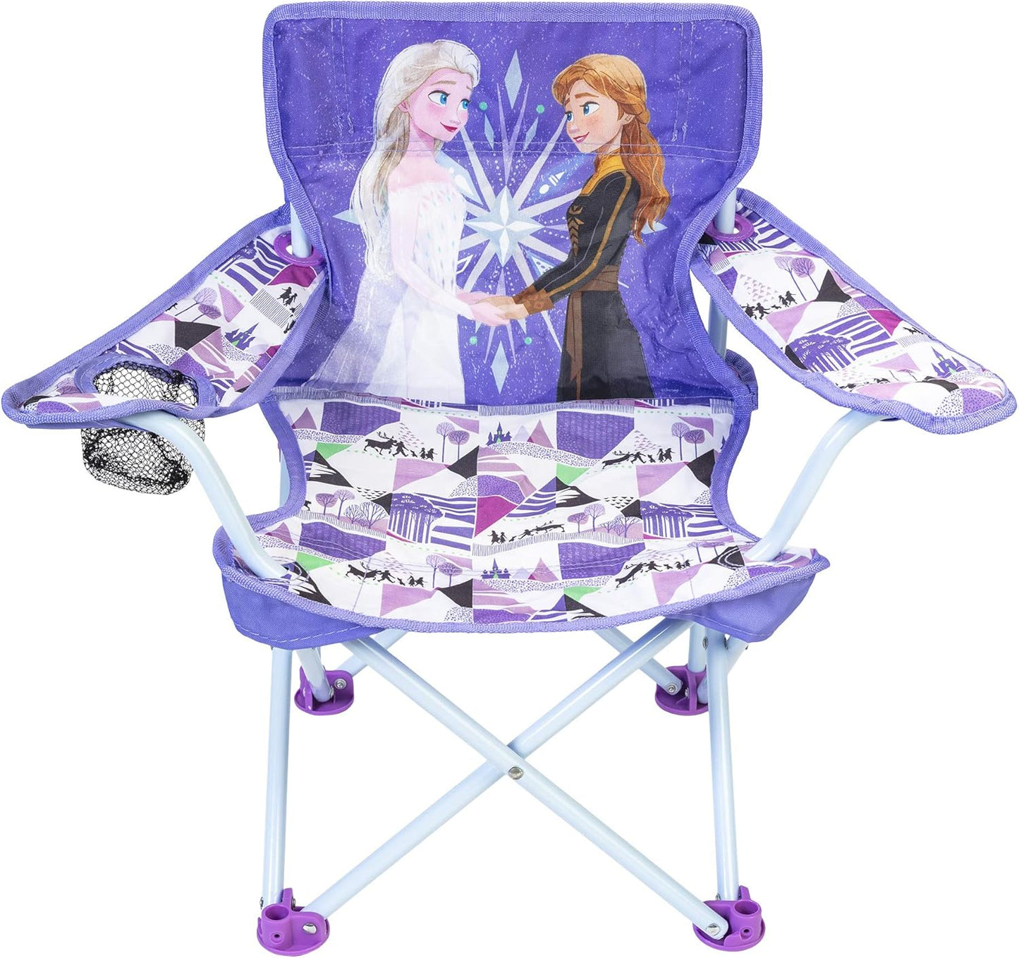 Frozen 24M+ Disney Kids Chair Foldable for Camping, Sports or Patio with Carry Bag, Toddlers