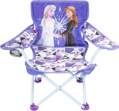 Frozen 24M+ Disney Kids Chair Foldable for Camping, Sports or Patio with Carry Bag, Toddlers