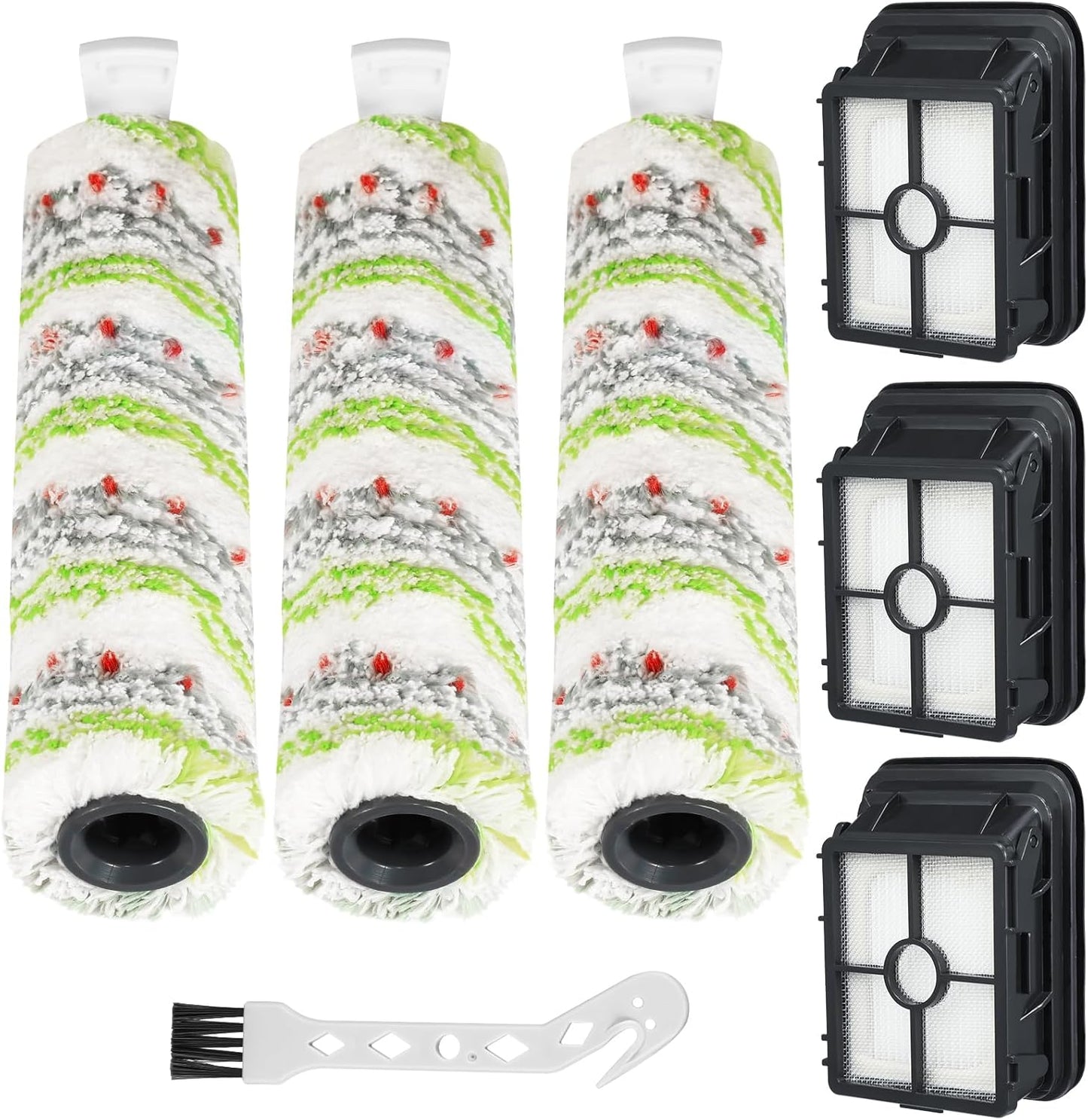 3 Pack 2788 1866 2554 2554A 2590 2593 2596, 35151 3515 35152 3513 3518, 1618641&1608684 Multi-Surface Pet Brush Rolls