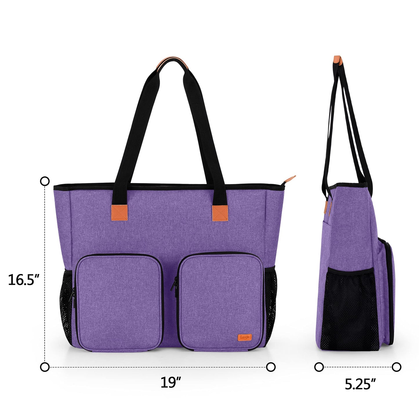 LUXJA Carrying Case for Diamond Painting Accessories and A3 Light Pad, Diamond Painting Bag for A3 and B3 Light Box (Bag Only), Purple