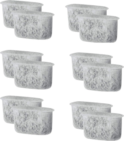 NRP Braun Coffeemakers Replacement Charcoal Water Filter BRSC004 for BrewSense Drip Series, 12-pack