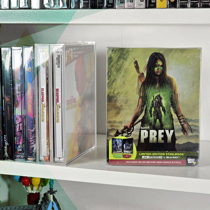 MALKO 10 Pack Steelbook Protector Case. Compatible with: 4K UHD | Blu-Ray | Arrow Video w/Slipcover | Criterion Blu Ray Case | PS3 PS4 PS5 Games & Steelbooks