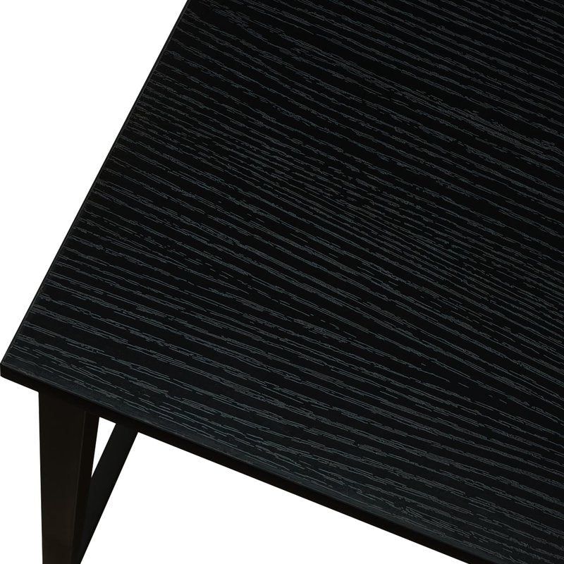 Mordchil HF Narrow Console Table, 29.5" Small Entryway Table, Thin Hallway Tables, Slim Sofa Side Tables for Hallway, Living Room, Bedroom, Foyer, Wood-Grained Black