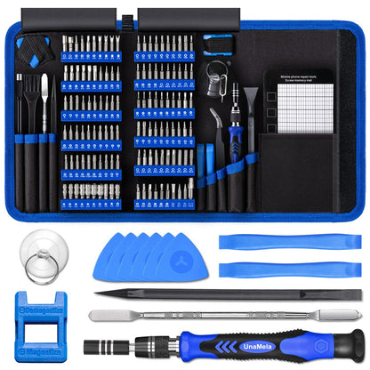 PC Building Tool Kit 140-IN-1: Computer Tool Kit for Repair & Assembly, Precision Screwdriver Set with Magnetic Bits for Laptop, iPhone, MacBook, PS4/5, Xbox, Game Console