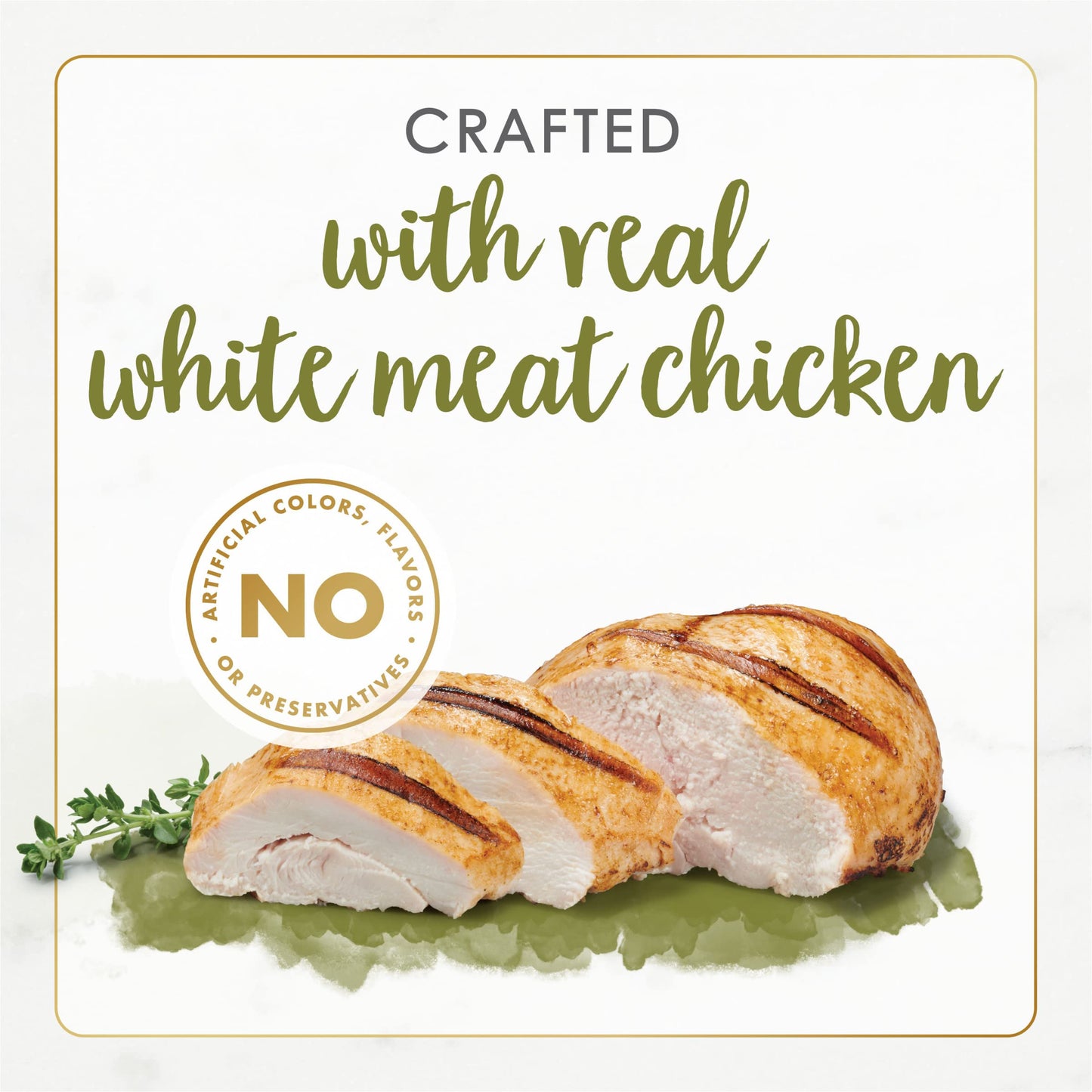 Purina Fancy Feast Wet Cat Food Gourmet Naturals White Meat Chicken Recipe in Wet Cat Food Gravy - (Pack of 12) 3 oz. Cans