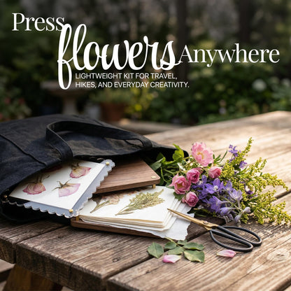 Hwabelle Professional Flower Press Kit for Adults - 11x11 Large Flower Press for Wedding Bouquet Conservation - AI Designer, Acrylic Botanical Press Kit for DIY Arts, Crafts & Herbarium Gifts