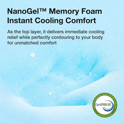 Novilla Twin Mattress - 6 Inch Gel Memory Foam for Kids | Cooling Sleep & Pressure Relief, CertiPUR-US Certified