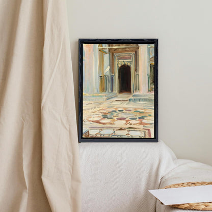 HUACANVAS 8x10 Canvas Floater Frame for Oil Paintings, 2 Pack Canvas Frames with 0.6"-0.9" Deep for Art Print, Picture Floating Frames,Float Frame for Wall Decor (Black,8"x10")