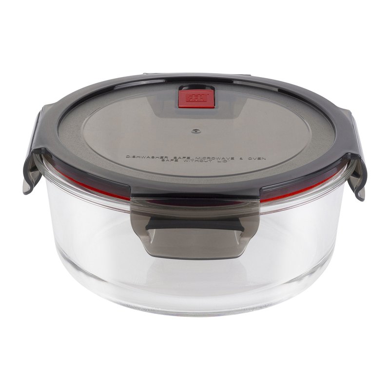 ZWILLING Gusto 1.37-Qt. Round Food Storage Container, 1300ml, Glass