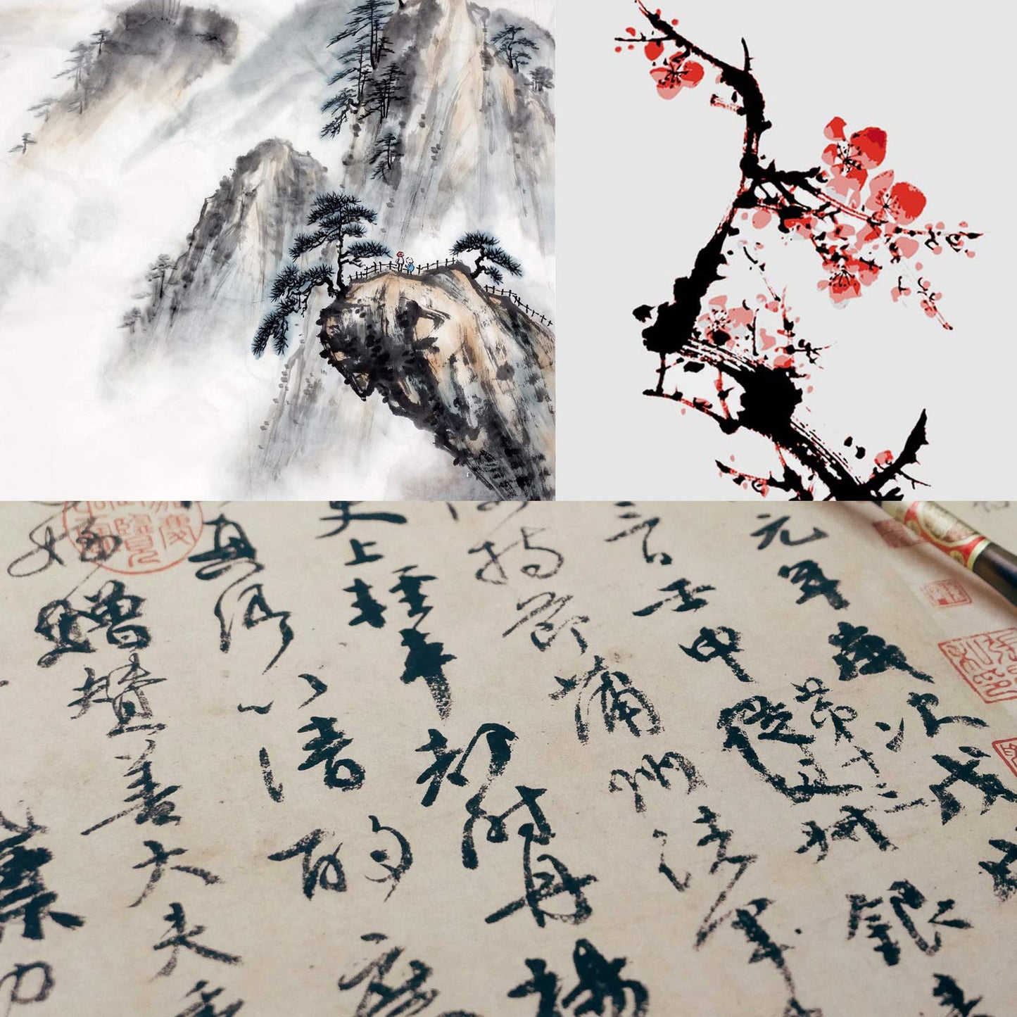 HOZEON 400 Sheets of Xuan Paper 27.2 x 13.4 Inch, Sumi Ink Drawing Rice Paper, Raw Sheng Xuan Without Grids for Chinese Japanese Calligraphy Character Writing