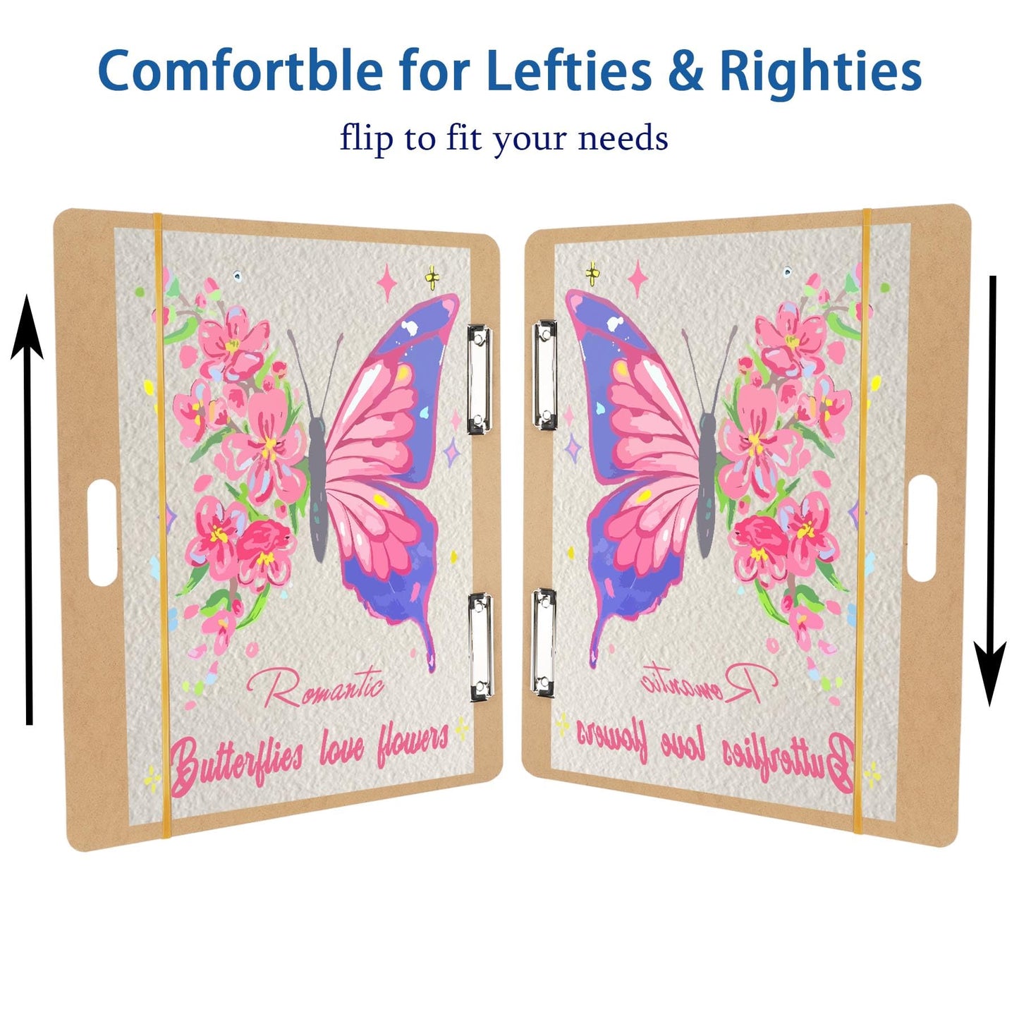 18" x 24" Drawing Board, Artist Sketch Boards with Handle for Drafting Art, Portable Wooden Clipboard for Class or Studio Fit in Artists Tote