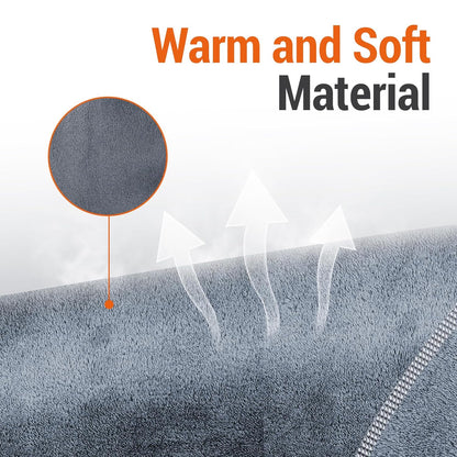 Comfytemp Foot Heating Pad for Plantar Fasciitis, Foot Pain Relief Products for Achilles Tendonitis Sprained Ankle Heel Spur, Heated Ankle Wrap Warmer with 3 Heat and Time Sets