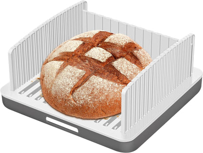 13 Upgrade Widen Bread Slicer for Sourdough rounds, Adjustable Large Capacity Wide and Thicknesses, Foldable