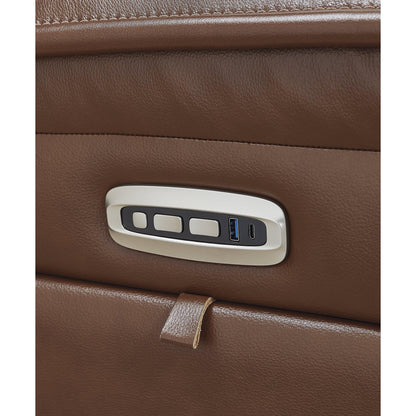 Signature Design by Ashley Healy Pier Power Recliner, Brown
