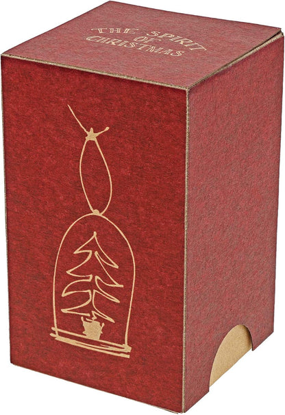 Department 56 Kloche The Spirit of Christmas - Dear Santa Dome Glass Hanging Ornament, 2.5 Inch, Multicolor