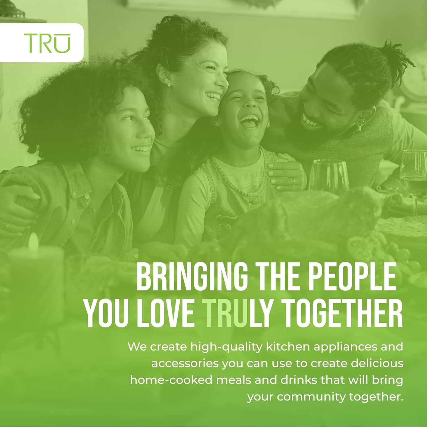 Tru Single Serve Dual Brew Coffee Maker - Premium Brewer for Coffee Capsules or Grounds - Features Self-Cleaning