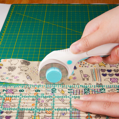 MANUFORE Quilting Ruler 15 x 60cm Sewing Acrylic Ruler Anti-Slip Metric Ruler DIY Quilting Tools with Clear Printed Lines for Precise Cutting
