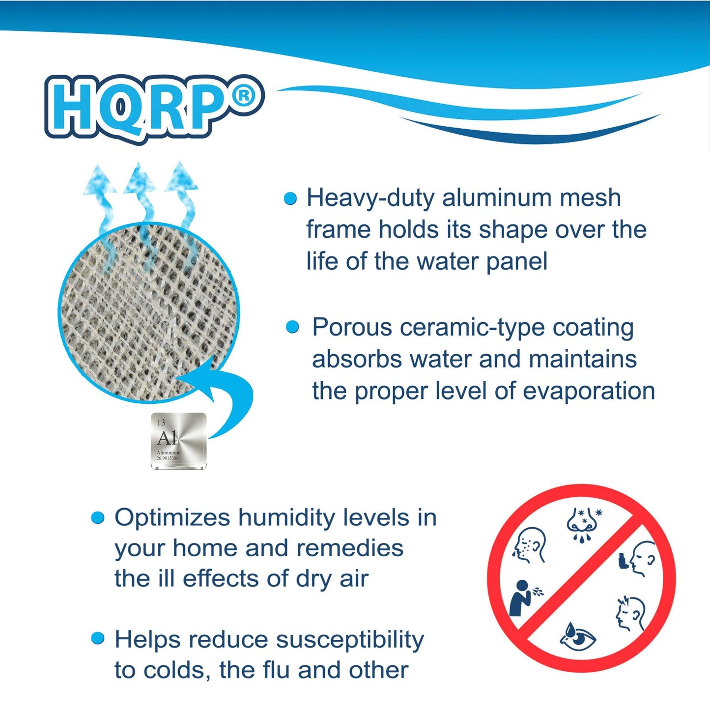HQRP 2-pack Water Filter compatible with Clean Comfort HE12 HE12A HE12M HE12MM Humidifiers, HEP-GA10 Replacement
