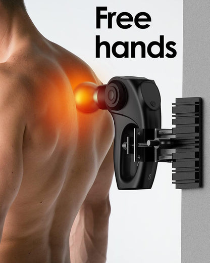Self Massage Gun Holder PRO for Back, Muscle Hands Free Percussion, Compatible with Most Massage Gun, Design for Hard-to-Reach Area Holder ONLY