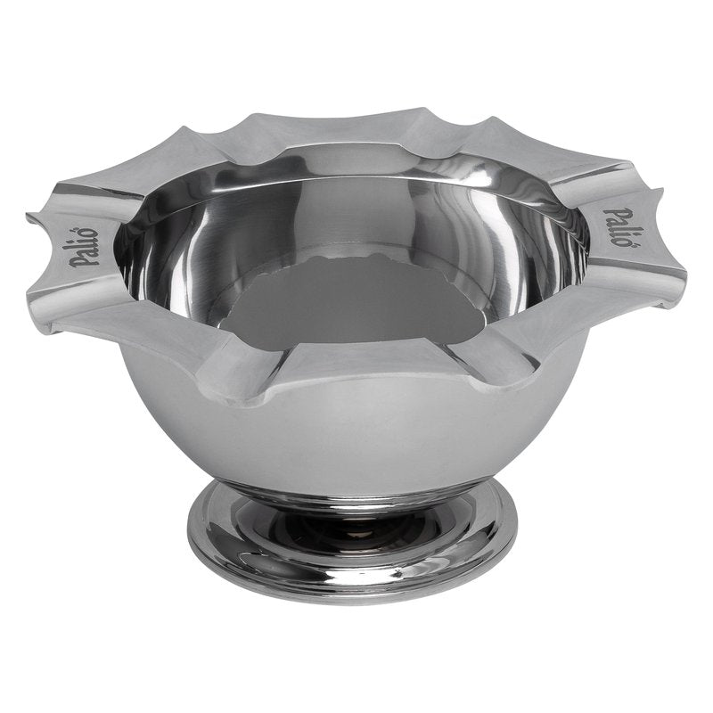 Palió® Tazza ashtray combines functionality with aesthetics, providing a stylish solution for cigar enthusiasts who enjoy sharing their smoking experience with others. (Stainless Steel)