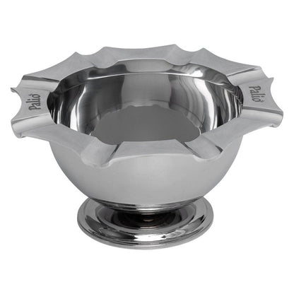 Palió® Tazza ashtray combines functionality with aesthetics, providing a stylish solution for cigar enthusiasts who enjoy sharing their smoking experience with others. (Stainless Steel)