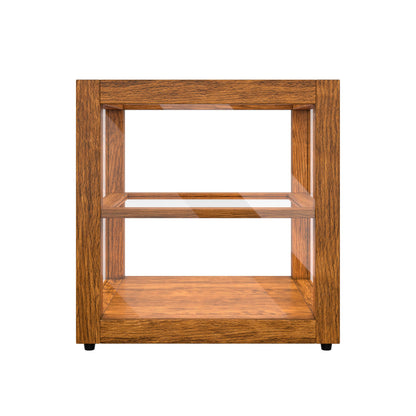 KoolMore 15 in. Light Wood Countertop Dry Bakery Display Case, Pastry, Cake and Bread Display with Tempered Glass