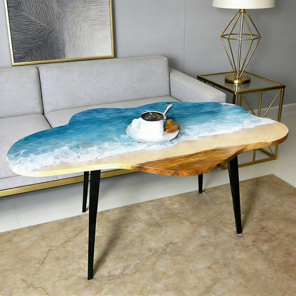 Large Epoxy Cloud Shape Table Resin Mold, 24 Inch Table Silicone Resin Mold for Art Home Decor, DIY Crafts, Trays, Charcuterie River Board Tables Coffee Tables & Floral Preservation Bouquet