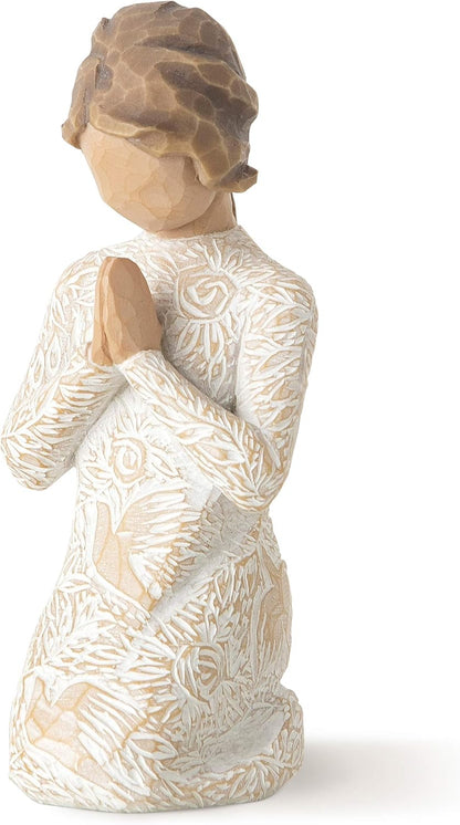 Willow Tree Prayer of Peace (Lighter Skin), Seeking The Quiet Within, Sculpted Hand-Painted Figure