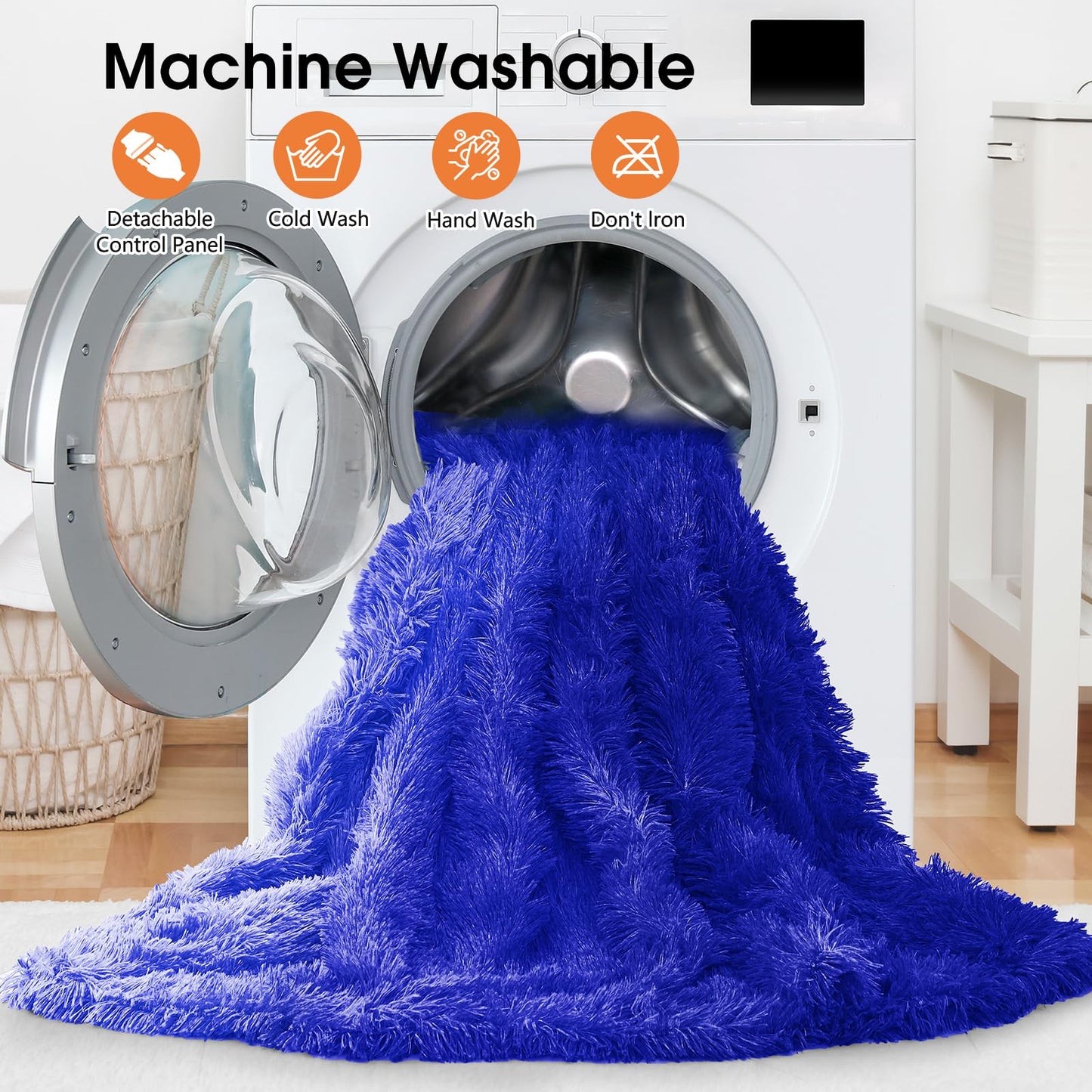Heated Electric Blanket Throw,Warm Winter Birthday Gifts for Women Her Grandma-Faux Fur with Soft Sherpa,10 Heat Settings,5 Time Settings with Fast Heating, 50x60, Rainbow