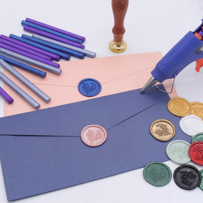 Turquoise Wax Seal Sticks 26pcs, Andotopee Teal Glue Gun Wax Seal Sticks Mini for Wax Seal Stamp, Premium Green Sealing Wax for Envelope Letter Seal Wedding Invation Craft Adhesive, Great Gift Ideas