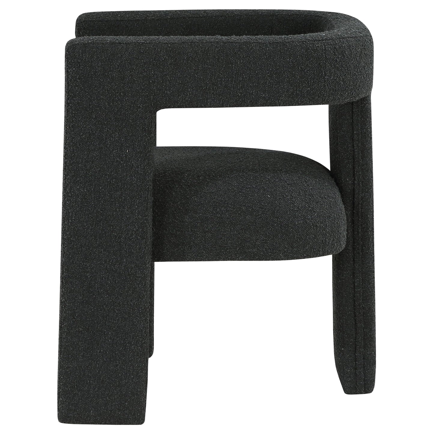 Coaster Home Furnishings Petra Boucle Upholstered Accent Side Chair Black 902882