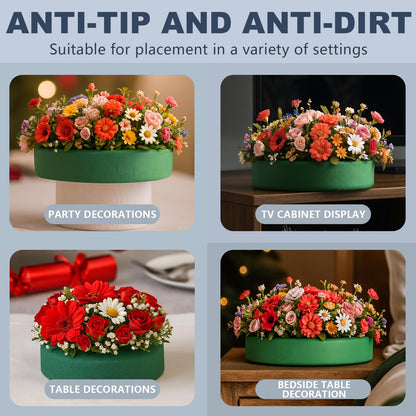 UEREASY Floral Foam Blocks for Fresh Flowers - Flower Foam, 6-Pack Foam for Flower Arrangements, Long-Lasting Water Absorbent Foam, for All Kinds of Flower Decorations(6.5")