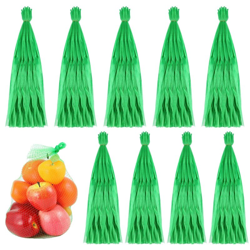 Windyun 1000 Pcs 20 Inch Mesh Bags for Vegetables Mesh Produce Bags Reusable Nylon Netting Bulk, Fits Storage Egg Vegetable Seafood Fruits Grocery (Green)